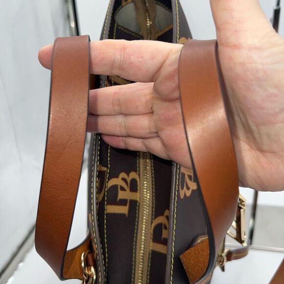 Dooney & Bourke Darla Monogram Pebble Leather Shopper - Picture 7 of 16